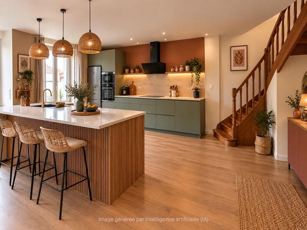 Saint Julien de Concelles - Le charme de l'ancien, le confort du DPE B et un terrain de 809 m² : une maison de caractère pleine de potentiel à seulement 20 min de Nantes !