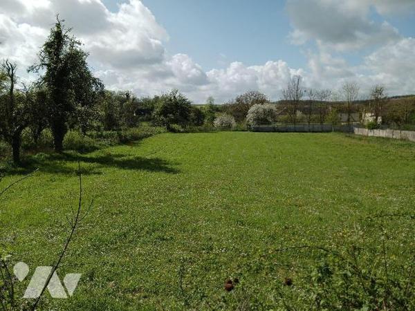 A VENDRE sur la commune de BOURGUIGNONS, grand terrain à bâtir d'une superficie totale de 2408 m².