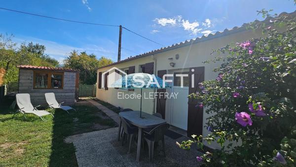 Maison de plain-pied sans vis-à-vis rénové de 75m² sur terrain clos