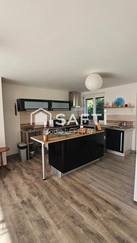 Maison de plain-pied sans vis-à-vis rénové de 75m² sur terrain clos
