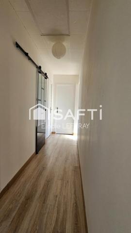 Maison de plain-pied sans vis-à-vis rénové de 75m² sur terrain clos