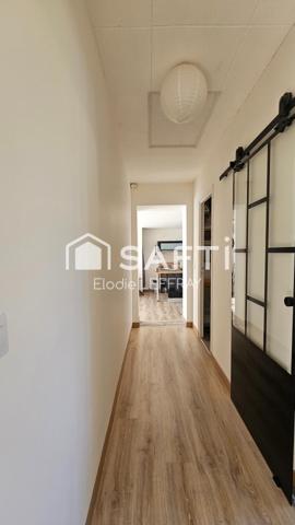 Maison de plain-pied sans vis-à-vis rénové de 75m² sur terrain clos
