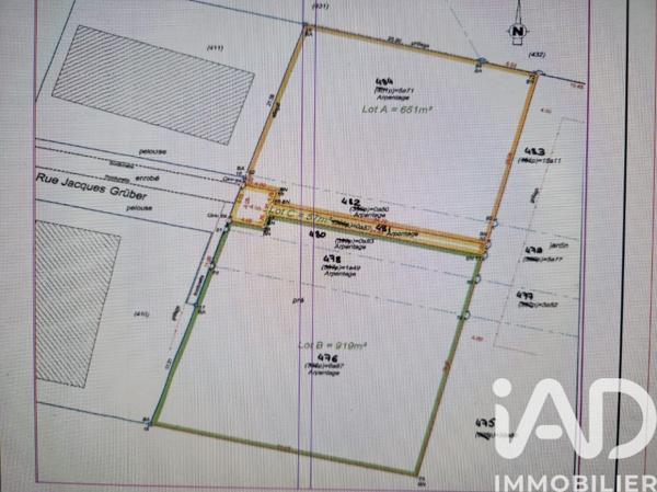 Terrain à vendre 651 m² Belleville