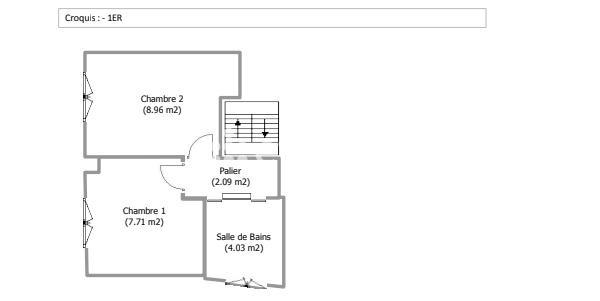 Maison 4 pièces - 60 m²