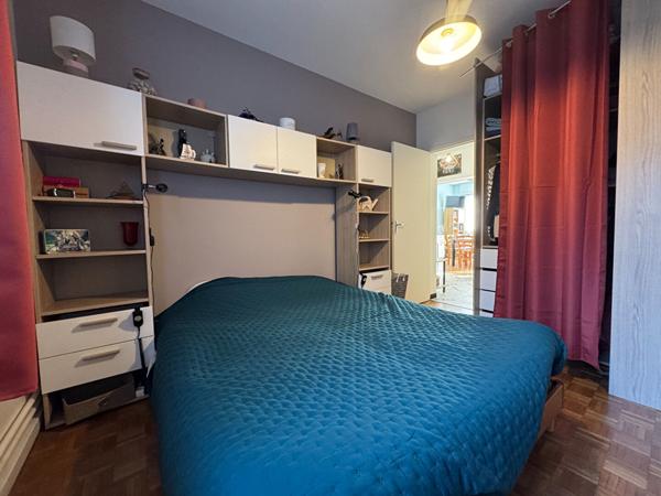 A 2min du centre-ville, T2 de 58m² avec garage en résidence sécurisée