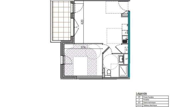 Appartement à vendre    2 pièces • 41,43 m2 La Seyne-sur-Mer