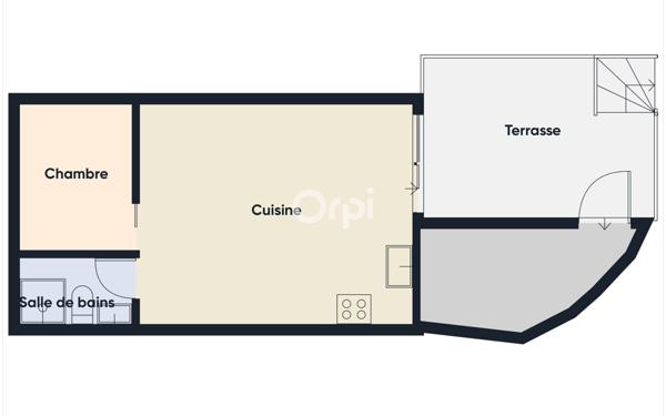 Appartement à vendre    2 pièces • 25,63 m2 Le Tignet