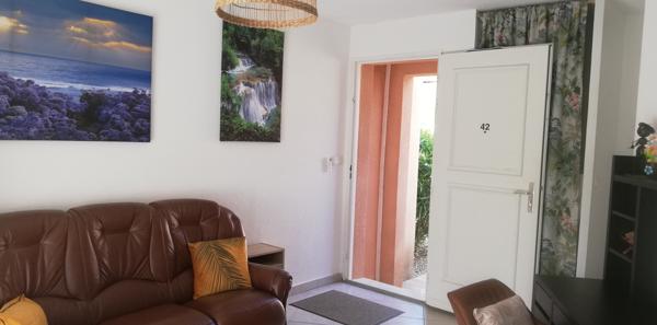 MINI VILLA type T2 avec terrasse et coin jardin, vue montagne et parc