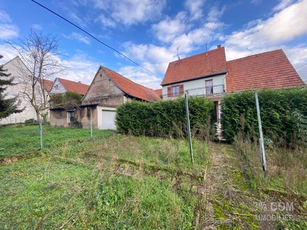3%COM. Maison à rénover avec dépendances et jardin sur 7,32 ares Minversheim (67270)