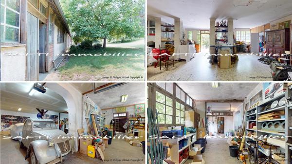 Propriété d’exception à 1 heure de PARIS : 335m2 habitables, 6/7 chambres, piscine, dépendances, parc de 5700m2 + projet d’aménagement sur encore 300m2.