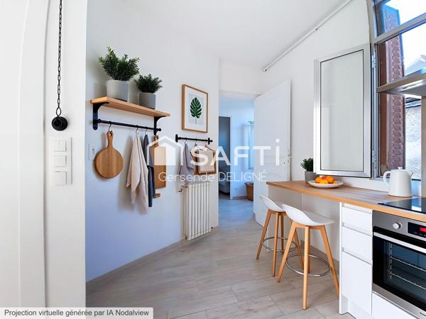 Maison avec patio – fort potentiel – Bagneux métro