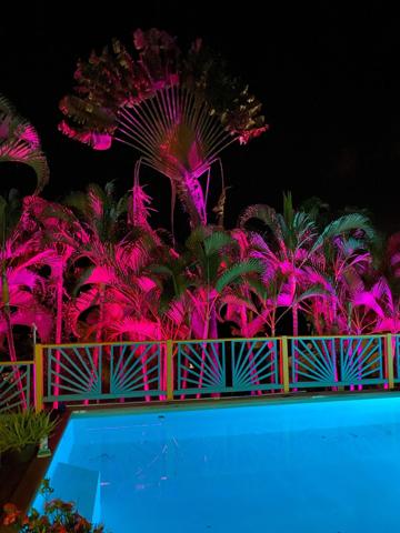 Villa vue mer, trois chambres + piscine, Filao