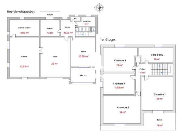 Maison à vendre à Luçon – 9 pièces, 4 chambres, 190 m²