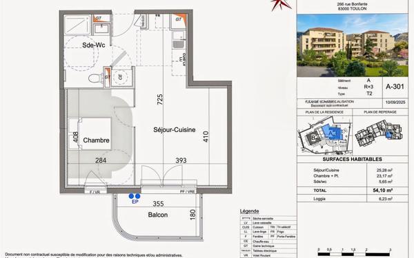 Appartement à vendre    2 pièces • 42,53 m2 Toulon