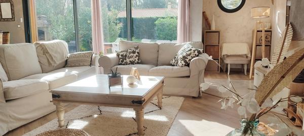 Maison 4chambres + bureau 145m² avec piscine