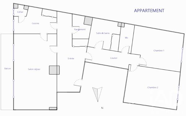 Appartement à vendre 3 pièces 89,04 m² Tarbes
