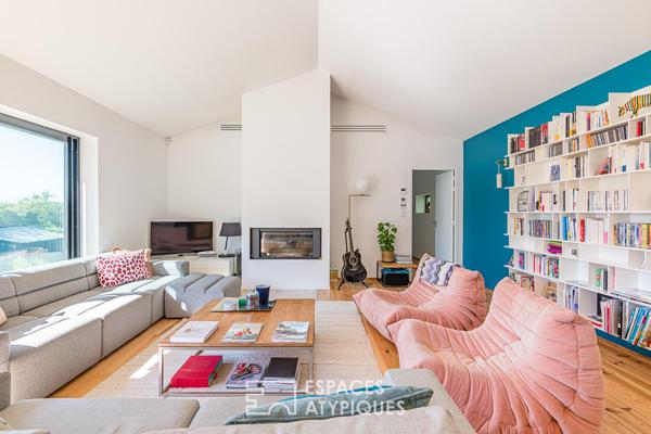 Longère contemporaine avec piscine