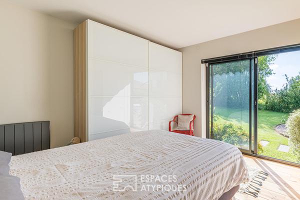 Longère contemporaine avec piscine