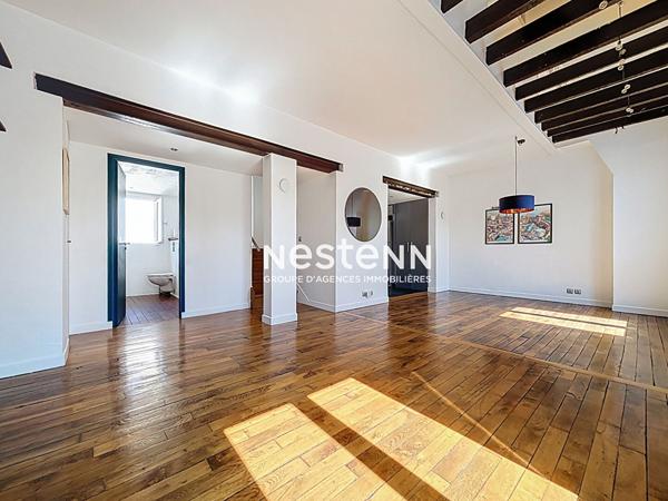 ISSY LES MOULINEAUX - QUARTIER LA FERME - Vente d'un appartement 3 pièces en duplex traversant en dernier étage