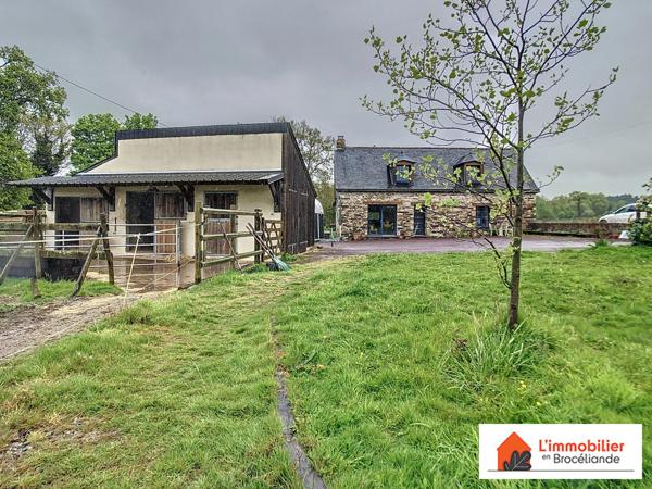 Belle longère en Brocéliande sur 9 000m²