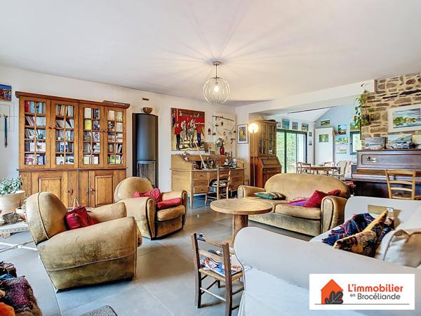 Belle longère en Brocéliande sur 9 000m²