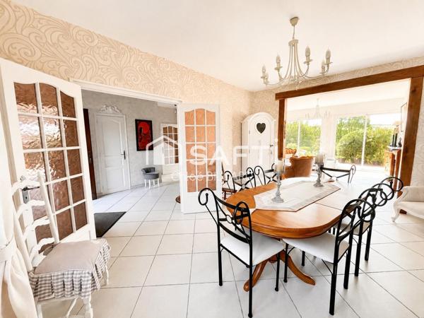 Charmante maison de 195m2 avec garage et vie plain pied