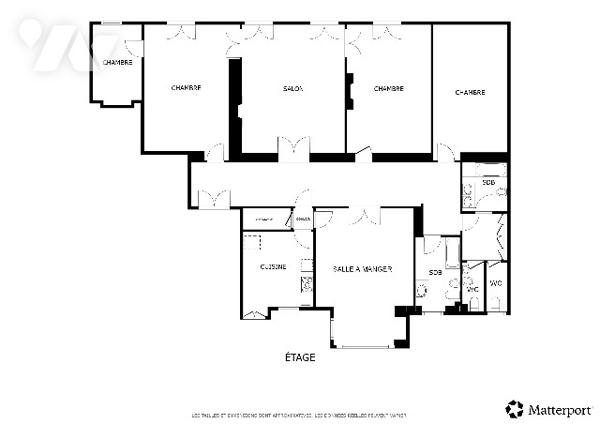 Carré d’Or. Plateau mixte professionnel / habitation de 205 m² dans un immeuble de caractère