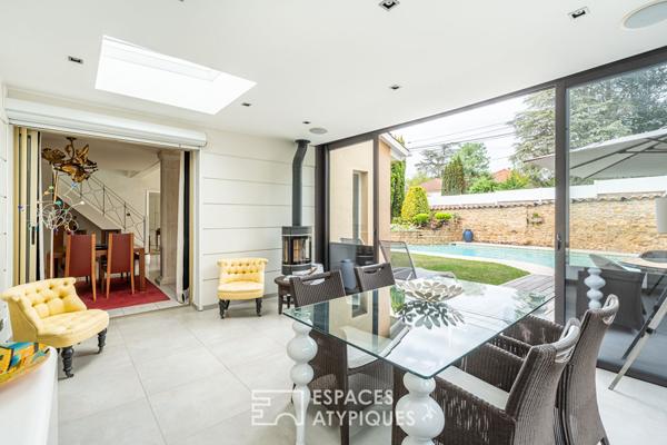 Maison rénovée avec piscine