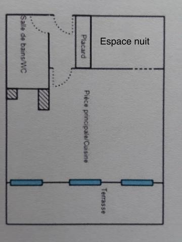 STUDIO PROCHE TOUTES COMMODITES, LUMINEUX ET FONCTIONNEL