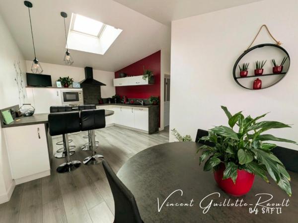 Maison 102m²-4 pieces-garage 22m²