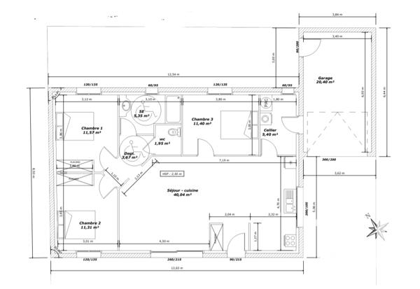 Maison à vendre 4 pièces 91 m² Marennes-Hiers-Brouage