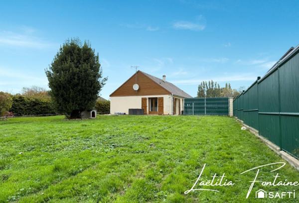 Plain-pied, 3 chambres, jardin, sous-sol complet