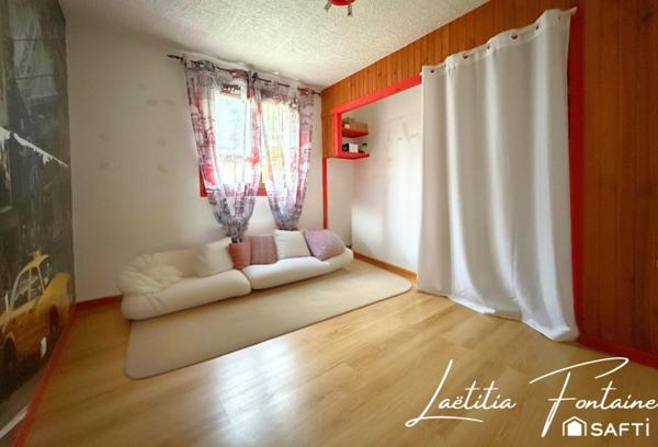 Plain-pied, 3 chambres, jardin, sous-sol complet