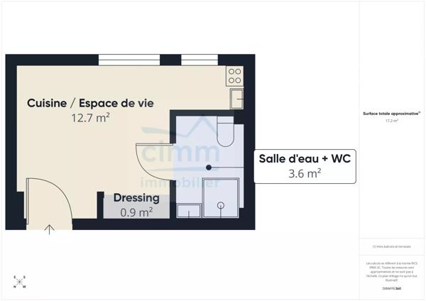 Cimm Immobilier Bréal-sous-Montfort vous présente à la vente ce studio loué et meublé de plus de 17m² au Rheu.