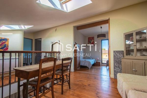 Echoppe, 4 chambres, 1 bureau, jardin