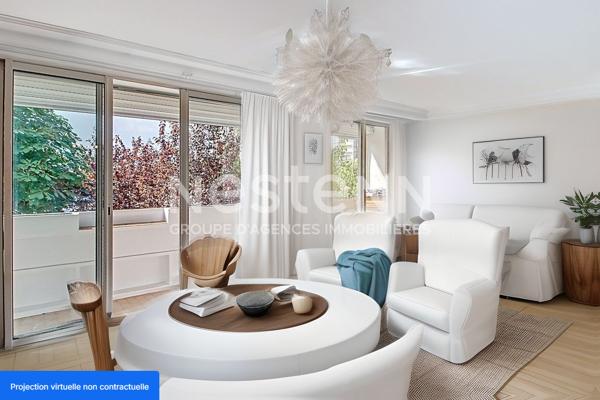 Appartement Bron T4 avec balcon, cave et ascenseur - 2 Chambres - Donnant sur Parc des ESSARTS - 69500 BRON