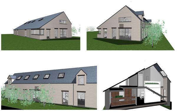 Grande longère à rénover avec terrain aux portes de Rennes
