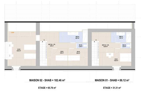 Grande longère à rénover avec terrain aux portes de Rennes