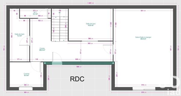 Maison traditionnelle 8 pièces de 152 m² à Tremblay-en-France (93290)