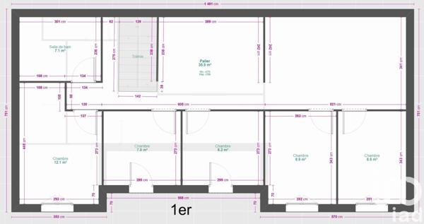 Maison traditionnelle 8 pièces de 152 m² à Tremblay-en-France (93290)