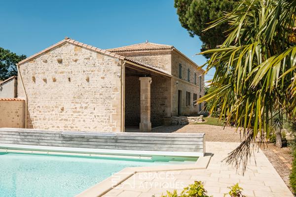 Maison de maître en coeur de village