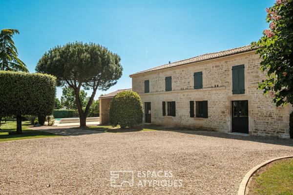 Maison de maître en coeur de village