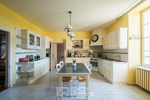 Maison de maître en coeur de village