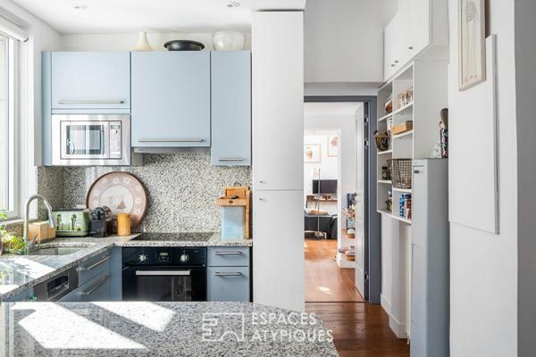 Appartement familial avec atelier d’artiste en dernier étage