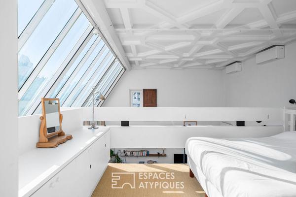 Appartement familial avec atelier d’artiste en dernier étage