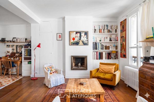 Appartement familial avec atelier d’artiste en dernier étage