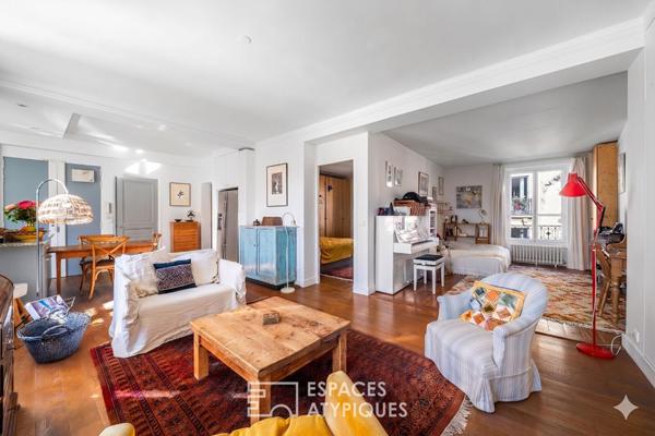 Appartement familial avec atelier d’artiste en dernier étage