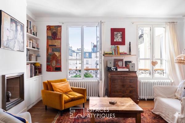 Appartement familial avec atelier d’artiste en dernier étage