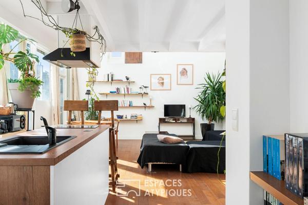 Appartement familial avec atelier d’artiste en dernier étage
