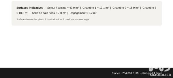 Maison à vendre 4 pièces 110 m² Prades